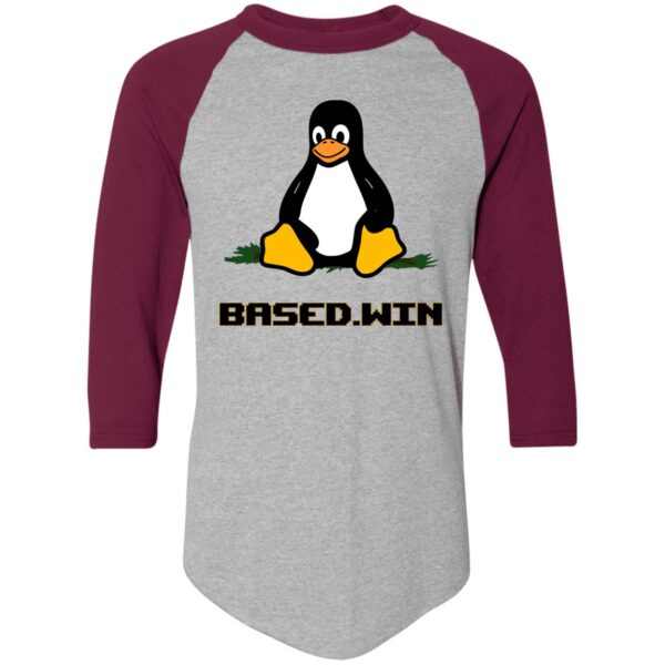 Based.win Tux Raglan Shirt - Image 2