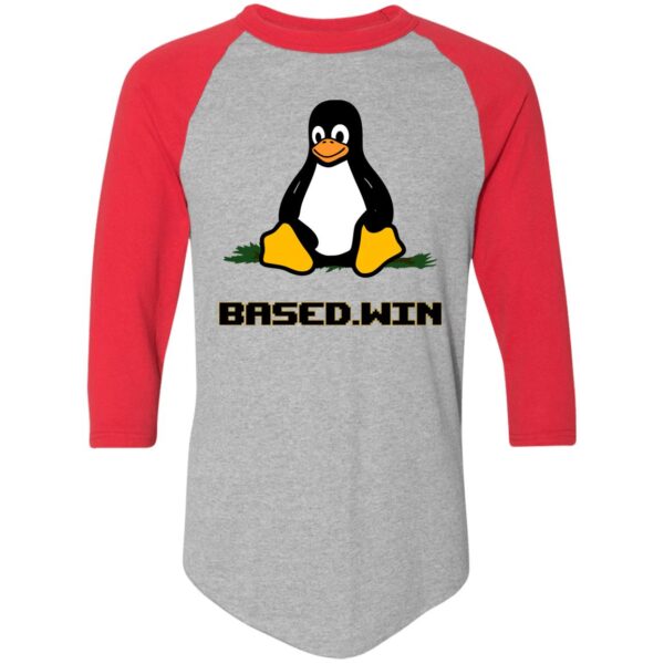 Based.win Tux Raglan Shirt - Image 3