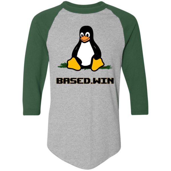 Based.win Tux Raglan Shirt - Image 4