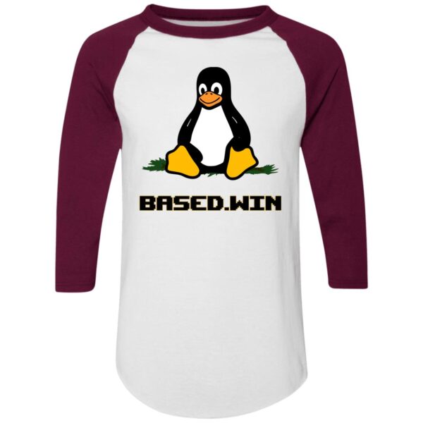 Based.win Tux Raglan Shirt - Image 9