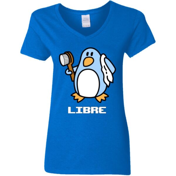 Libre Ladies' 5.3 oz. V-Neck T-Shirt - Image 6