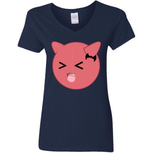 Little Daemon Ladies' 5.3 oz. V-Neck T-Shirt - Image 3