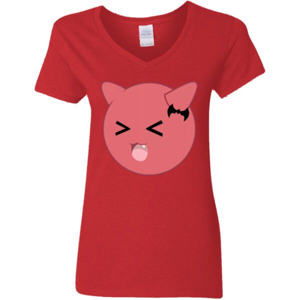 Little Daemon Ladies' 5.3 oz. V-Neck T-Shirt - Image 5