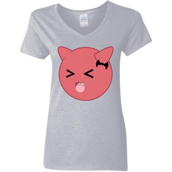 Little Daemon Ladies' 5.3 oz. V-Neck T-Shirt - Image 7